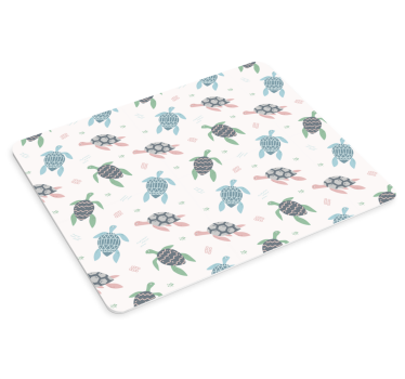 Tapis de souris motif tortue colorée - TenStickers