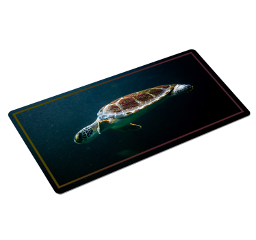 Tapis de souris original tortue nageant - TenStickers