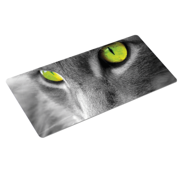 Tapis de souris original yeux de chat saisissants - TenStickers