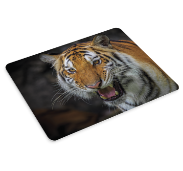 Tapis de souris gamer image de tigre féroce - TenStickers