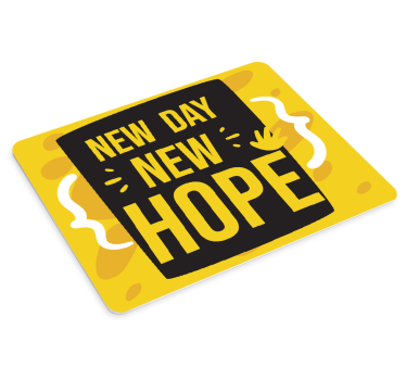 Tapis de souris citation œuvre inspirante - TenStickers