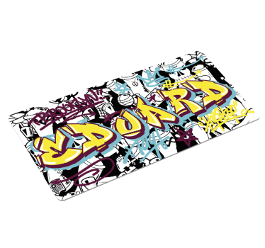 XXL tapis de souris pour gamer Graffiti personnalisable - TenStickers