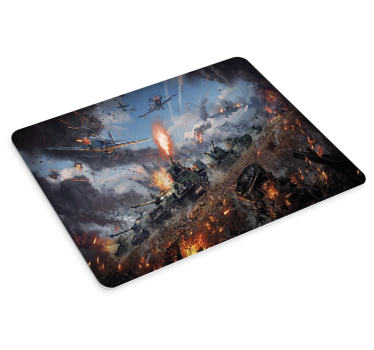 Tapis de souris gamer scène de champ de bataille explosive - TenStickers