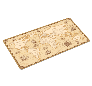 XXL Tapis de souris vintage carte du monde - TenStickers