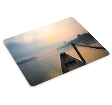 Tapis de souris original scène de rivière sereine - TenStickers