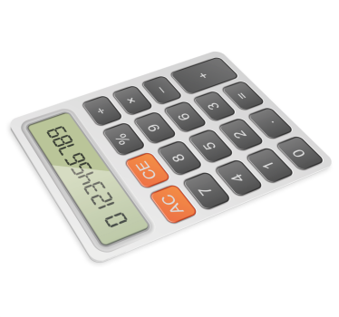 Tapis de souris original calculatrice avec écouteurs - TenStickers