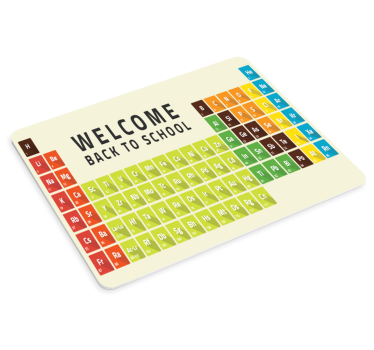 Tapis de souris original tableau chimique éducatif - TenStickers