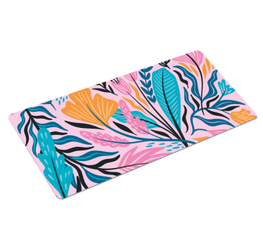 Tapis de souris motif imprimé feuillage vibrant - TenStickers