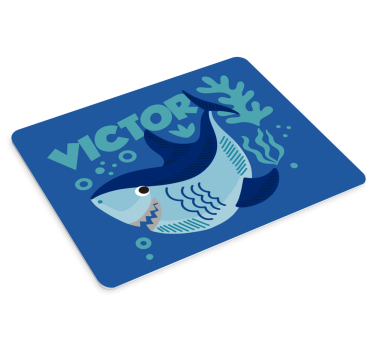 Tapis de souris original design requin ludique - TenStickers