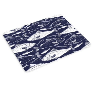 Tapis de souris motif poisson stylisé - TenStickers