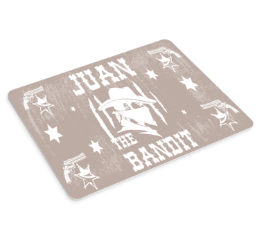 Tapis de souris personnalisable thème cowboy - TenStickers