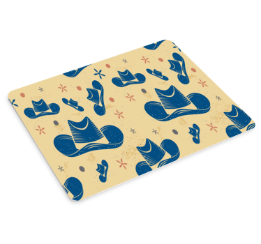 Tapis de souris motif chapeau de cowboy - TenStickers