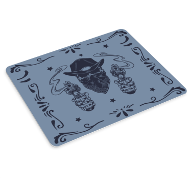 Tapis de souris gamer illustration cowboy tireur - TenStickers