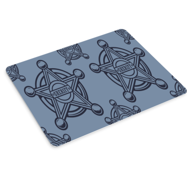 Tapis de souris gamer motif étoile de shérif - TenStickers