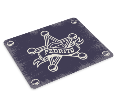 Tapis de souris personnalisable Étoile de shérif - TenStickers