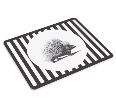 Tapis de souris original porc-épic rayé - TenStickers