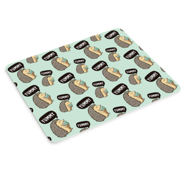 Tapis de souris original personnages de hérisson mignons - TenStickers