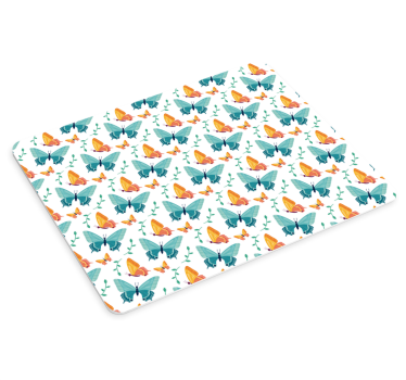 Tapis de souris motif arrangement de papillons colorés - TenStickers
