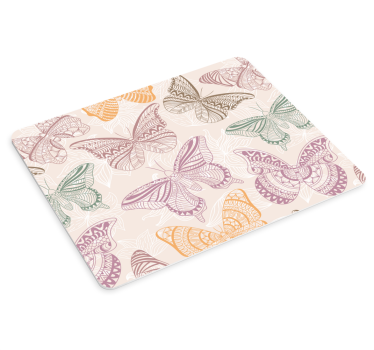 Tapis de souris papillon papillons ornementaux colorés - TenStickers