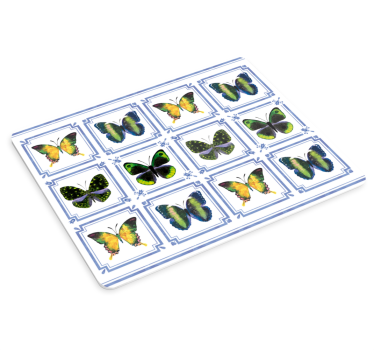 Tapis de souris motif composition de papillons vibrants - TenStickers
