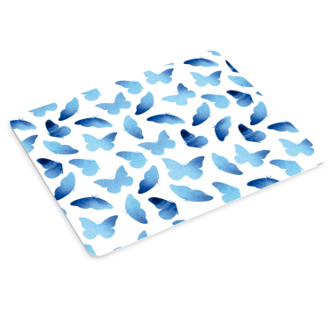 Tapis de souris motif silhouette de papillon - TenStickers