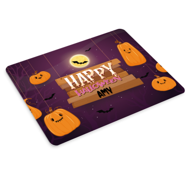 Tapis de souris noël thème joyeux halloween - TenStickers