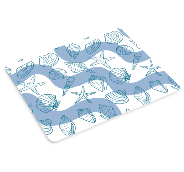 Tapis de souris motif coquillages - TenStickers