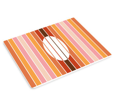 Tapis de souris motif arrangement de rayures colorées - TenStickers