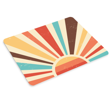 Tapis de souris coucher de soleil vintage - TenStickers