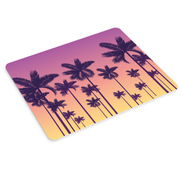 Tapis de souris motif silhouette de palmier - TenStickers