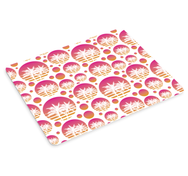 Tapis de souris motif cercle tropical - TenStickers
