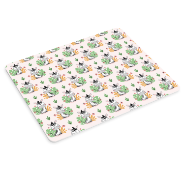 Tapis de souris motif zèbre ludique - TenStickers