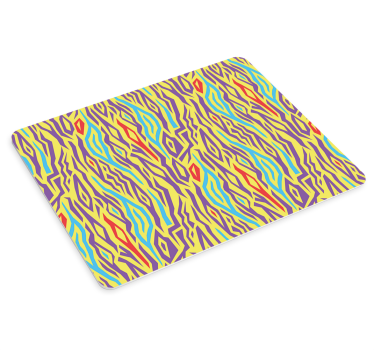 Tapis de souris motif vagues abstraites colorées - TenStickers