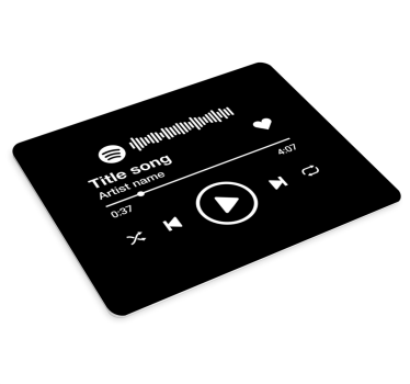 tapis de souris avec nom Spotify - TenStickers