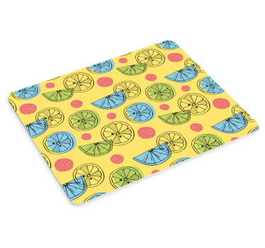 Tapis de souris motif tranches d'agrumes - TenStickers