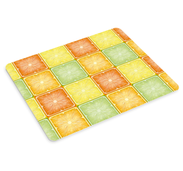 tapis de souris avec motif Texture d'agrumes colorée - TenStickers