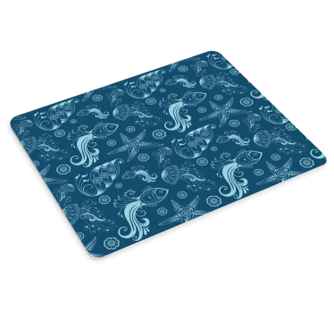 Tapis de souris motif tourbillon marine - TenStickers
