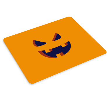 Tapis de souris noël sourire de jack o' lantern - TenStickers