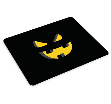 Tapis de souris gamer visage de citrouille effrayant - TenStickers