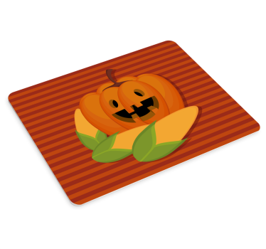 Tapis de souris noël personnage citrouille joyeux - TenStickers