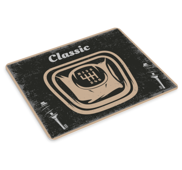 Tapis de souris original changement de vitesse classique - TenStickers