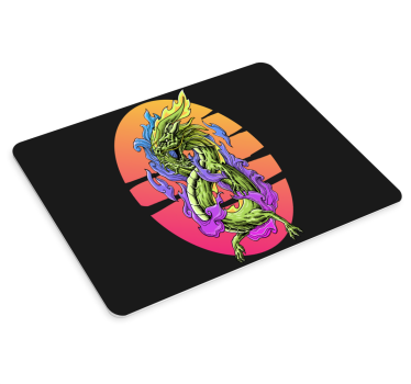 Tapis de souris gamer dragon féroce - TenStickers