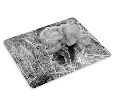 Tapis de souris original éléphant bébé mignon - TenStickers