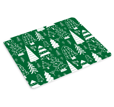 Tapis de souris noël arbres de fête fantaisistes - TenStickers