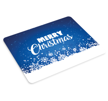 Tapis de souris noël flocons de neige festifs - TenStickers