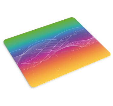 Tapis de souris motif vague colorée - TenStickers