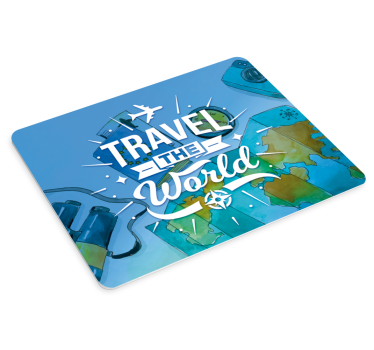 Tapis de souris carte du monde voyagez autour du globe - TenStickers