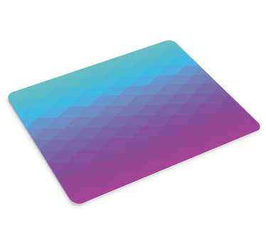 Tapis de souris motif vagues de gradient géométrique - TenStickers