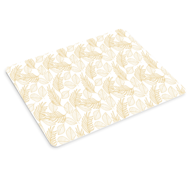 Tapis de souris motif feuilles élégantes - TenStickers