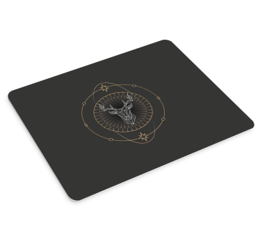 Tapis de souris original illustration de cerf stylisée - TenStickers